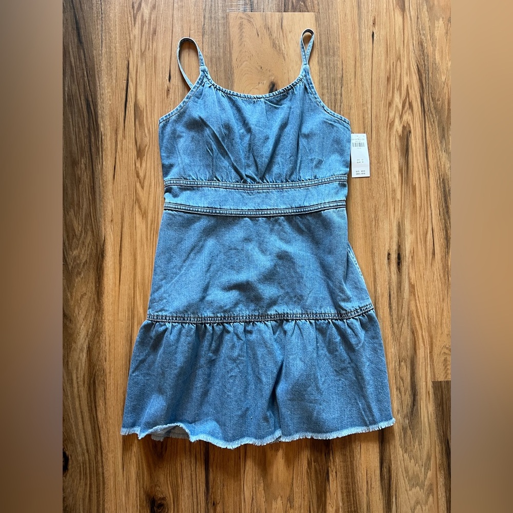 Girls Abercrombie & Fitch Denim Dress Size 13/14 NWT